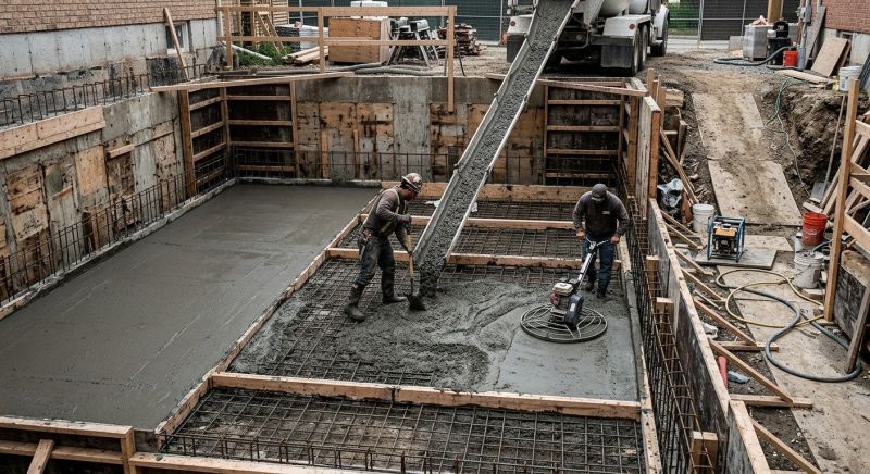 Basement Concrete Installation in Brandywine, MD