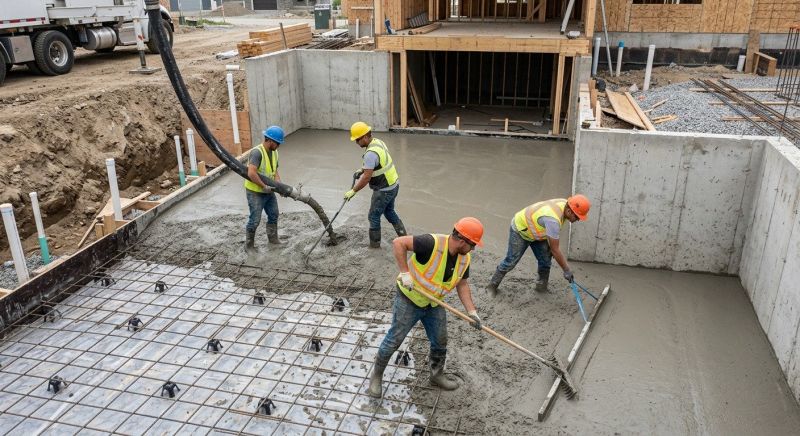 Basement Concrete Installation in Burke, VA