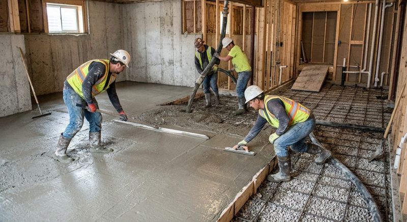 Basement Concrete Pouring in La Plata, MD