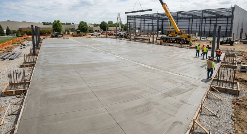 Commercial Slab Construction in Clinton, MD