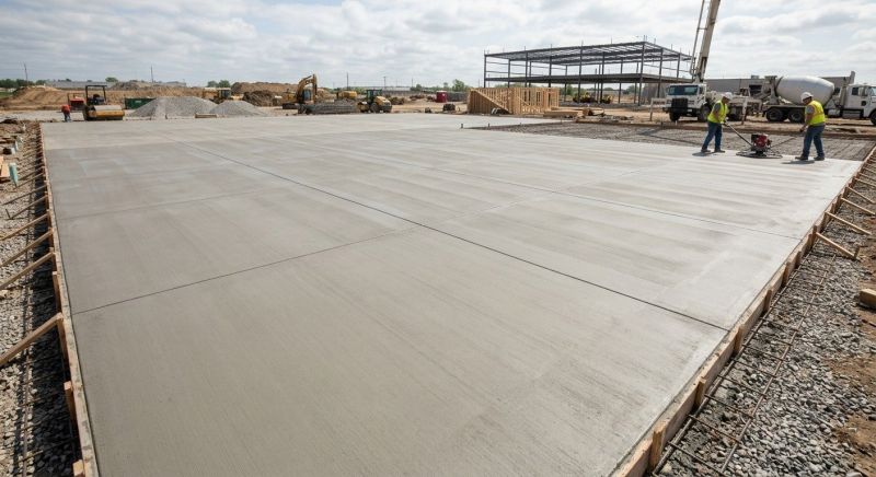 Commercial Slab Installation in Charles County, MD
