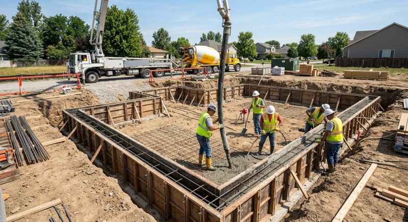 Concrete Foundation Installation in Clinton, MD
