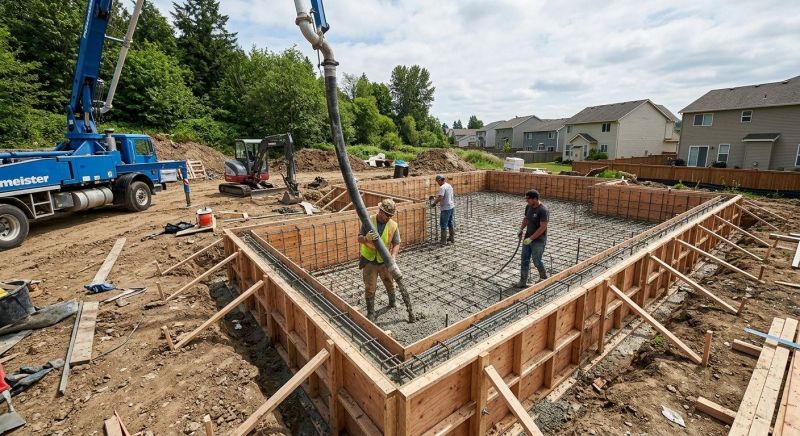 Concrete Foundation Installation in Springfield, VA
