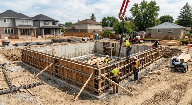 Foundation Construction in Arlington, VA