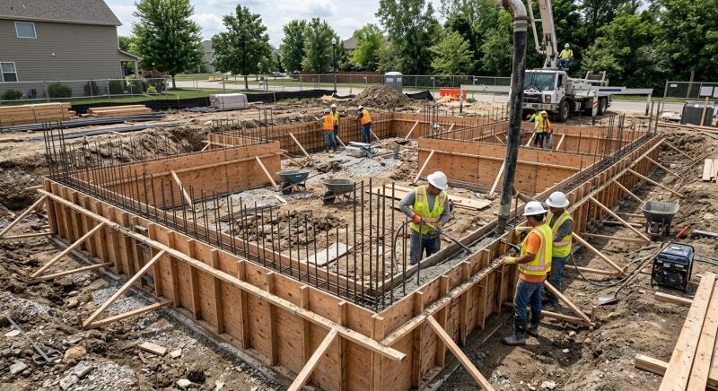 Foundation Construction in King George County, VA