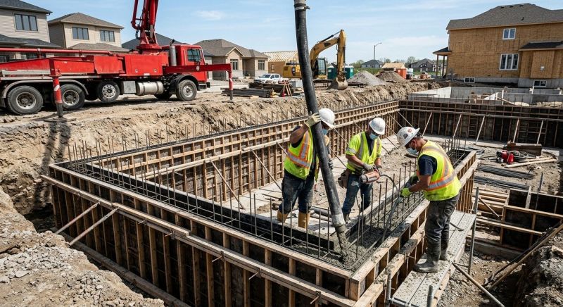 Foundation Wall Pouring in Clinton, MD