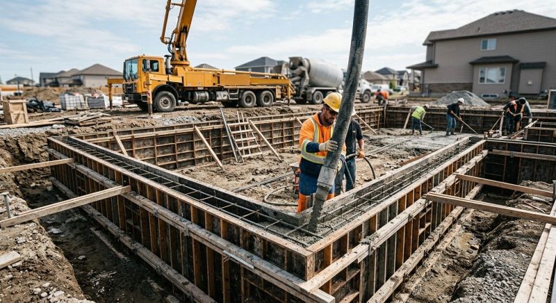 Foundation Wall Pouring in Dunkirk, MD