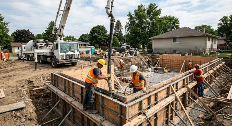 Foundation Wall Pouring in Waldorf, MD